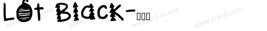 Lot Black字体转换